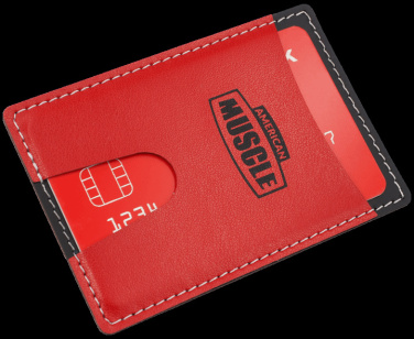 Logo trade corporate gifts image of: Credit card holder 544119