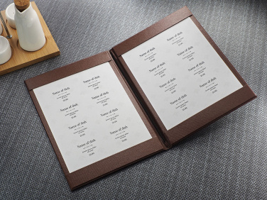 Logo trade corporate gifts picture of: Menu cover 1719280