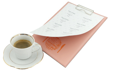 Logo trade promotional gifts image of: Clipboard menu 1028094