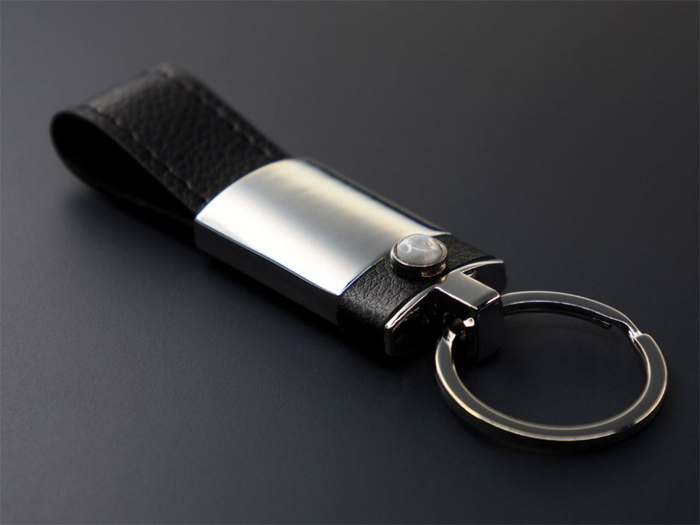 Logo trade promotional products picture of: Moonstone Keyring 1295095