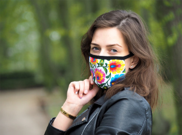 Logotrade promotional product image of: MARS PRO cotton mask (size M) with pocket and HEPA filter 1380165