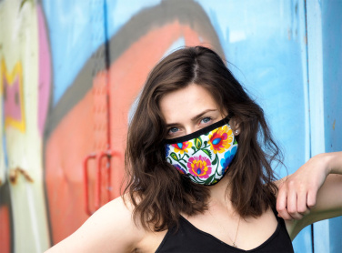 Logo trade promotional product photo of: MARS PRO cotton mask (size M) with pocket and HEPA filter 1380165