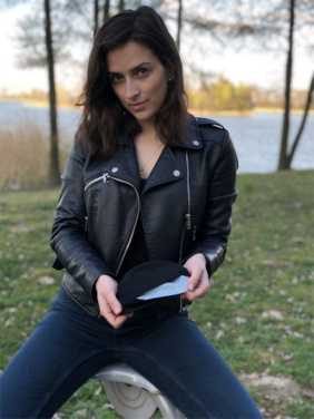 Logotrade promotional products photo of: MARS PRO cotton mask (size M) with pocket and HEPA filter 1380165