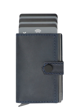 Logo trade promotional merchandise picture of: RFID wallet - Hunter Leather 2109284