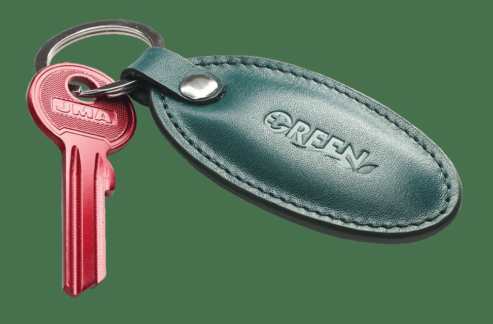 Logo trade business gift photo of: Keyring 560131