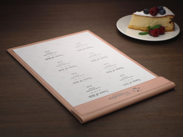 Logo trade promotional merchandise picture of: Menu cover 1241281