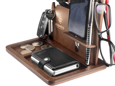 Logotrade promotional gift picture of: Wooden organiser 2016121