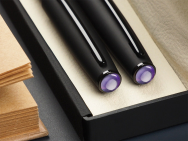 Logo trade business gift photo of: Amethyst Pen set  1288036