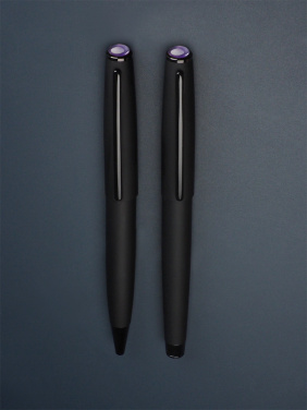 Logo trade promotional items image of: Amethyst Pen set  1288036