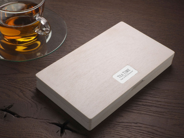 Logo trade promotional gifts picture of: Wooden bill box 1816121