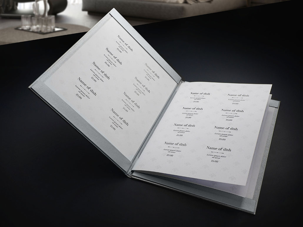 Logo trade promotional items picture of: Menu cover 1679280