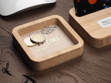 Logo trade promotional items picture of: Wooden desk organiser 1849292