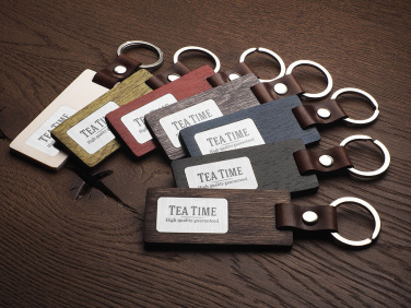 Logotrade advertising product image of: Wooden keyring 1853121