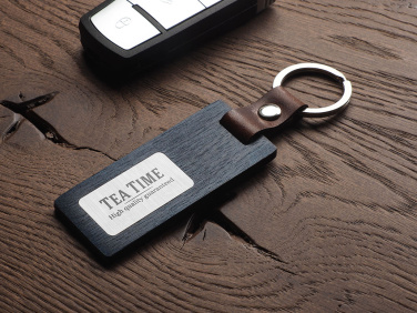 Logo trade advertising product photo of: Wooden keyring 1853121