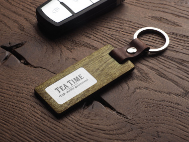 Logotrade promotional merchandise photo of: Wooden keyring 1853121