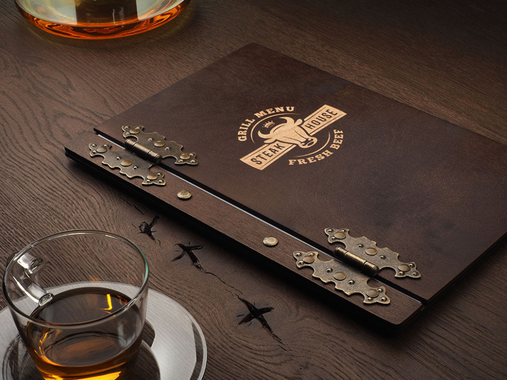 Logo trade promotional gift photo of: Menu cover 1862121