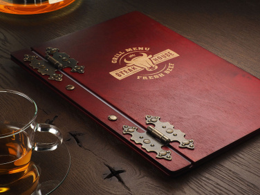 Logo trade promotional merchandise image of: Menu cover 1862121