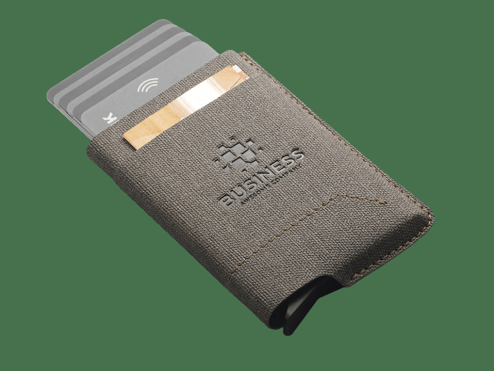 Logo trade promotional items image of: RFID wallet 593321