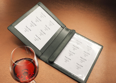 Logo trade promotional gifts image of: Menu cover 1056119