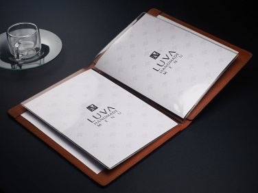 Logo trade corporate gifts image of: Menu cover Fine Dining Pro 1634318