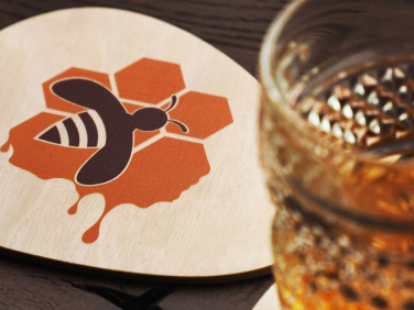 Logo trade promotional giveaways image of: Coaster 1607121