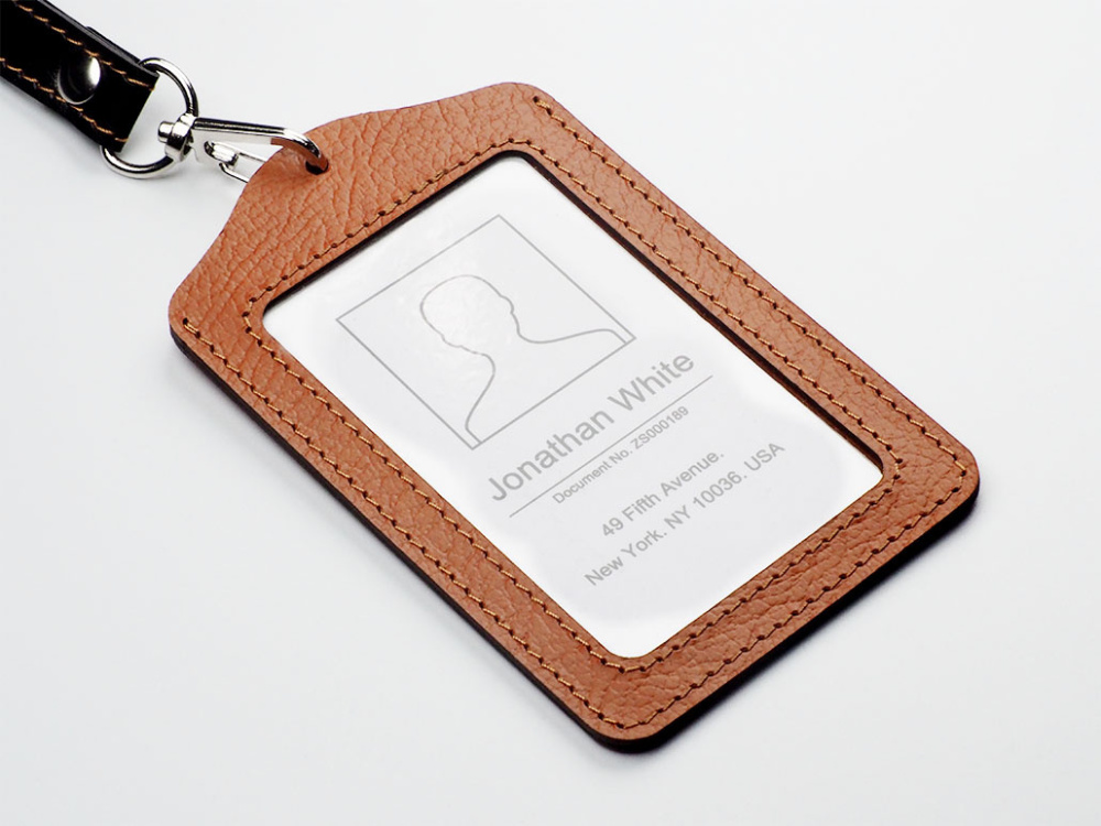 Logo trade promotional giveaway photo of: ID Badge Holder 2038318