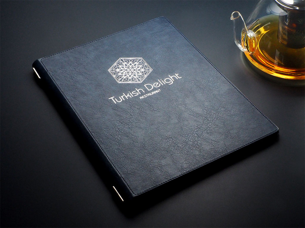 Logo trade promotional giveaways picture of: Menu cover Fine Dining Pro 2013327