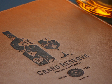 Logo trade promotional gifts image of: Menu cover Fine Dining Pro 2013119