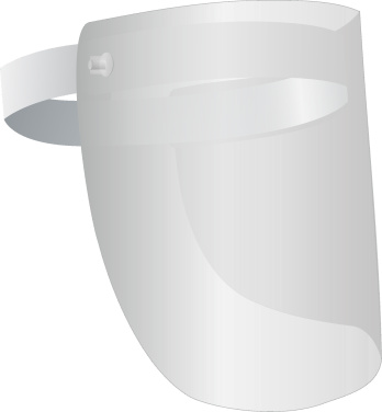 Logotrade promotional gift picture of: TEMIDA tilting face shield 1424162