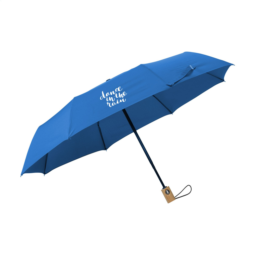 Logotrade corporate gift image of: Michigan foldable RCS RPET umbrella 21 inch