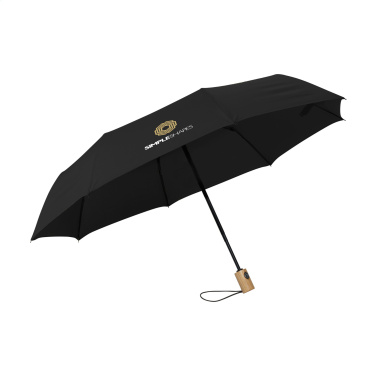 Logo trade advertising product photo of: Michigan foldable RCS RPET umbrella 21 inch