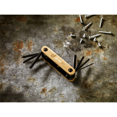 Logotrade promotional merchandise picture of: Bamboo Black Tool multi tool