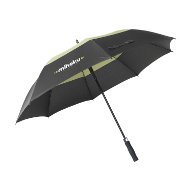 Logo trade advertising products image of: Morrison RPET umbrella 27 inch