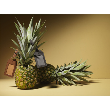 Logo trade promotional gifts picture of: Vegan Pineapple Leather Luggage Tag