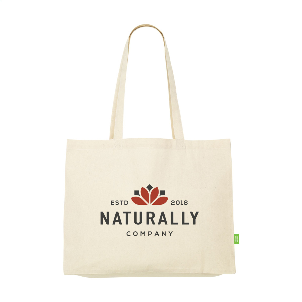 Logo trade promotional gift photo of: ECO Shopper Organic Cotton (180 g/m²) shopping bag