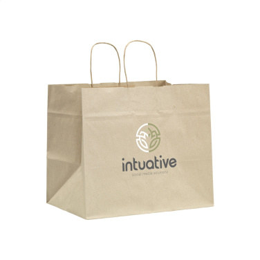 Logotrade promotional merchandise image of: Leaf It Bag recycled grass paper (90 g/m²) XL