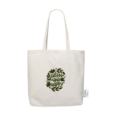 Logo trade promotional gifts image of: Wolkat Rabat Recycled Textile Shopper