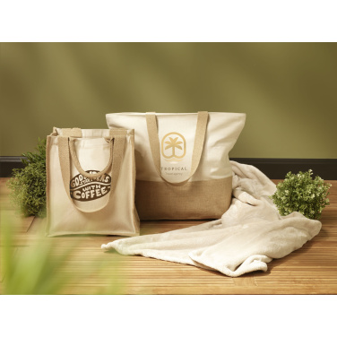 Logotrade promotional merchandise picture of: Cancun Beachbag Organic Cotton (320 g/m²)