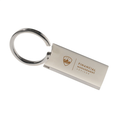 Logo trade promotional merchandise image of: StraightKey key ring