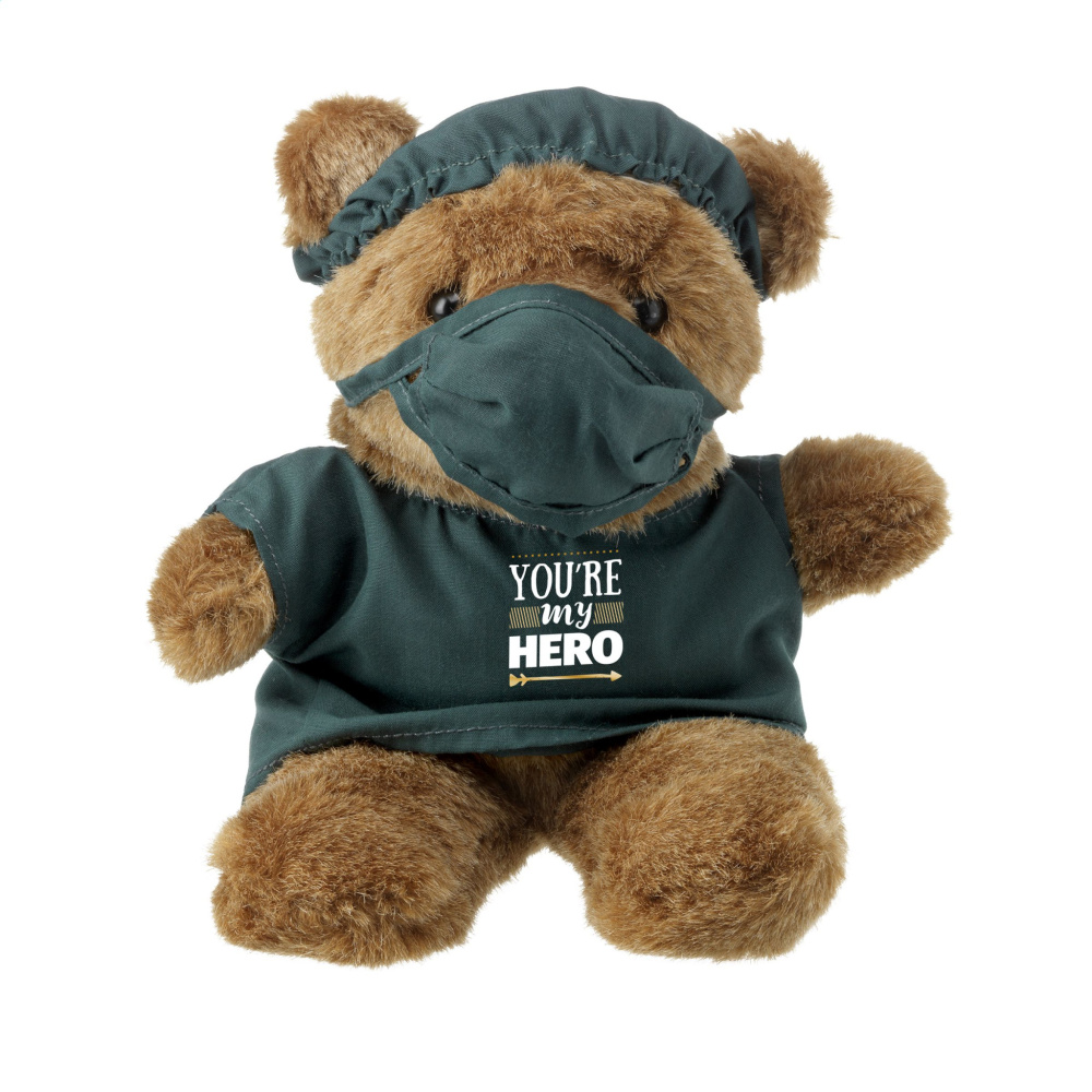 Logo trade corporate gifts image of: Doc teddy bear cuddle toy