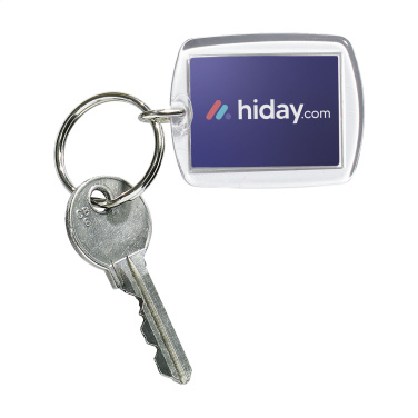 Logo trade business gifts image of: Club keyring