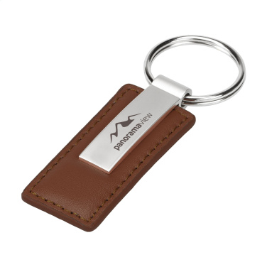 Logo trade corporate gifts picture of: LeatherKey keyring