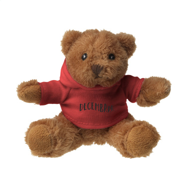 Logotrade promotional gift image of: HoodedBear bear cuddle toy