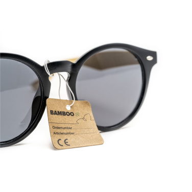 Logo trade promotional giveaways image of: Laguna Bamboo sunglasses