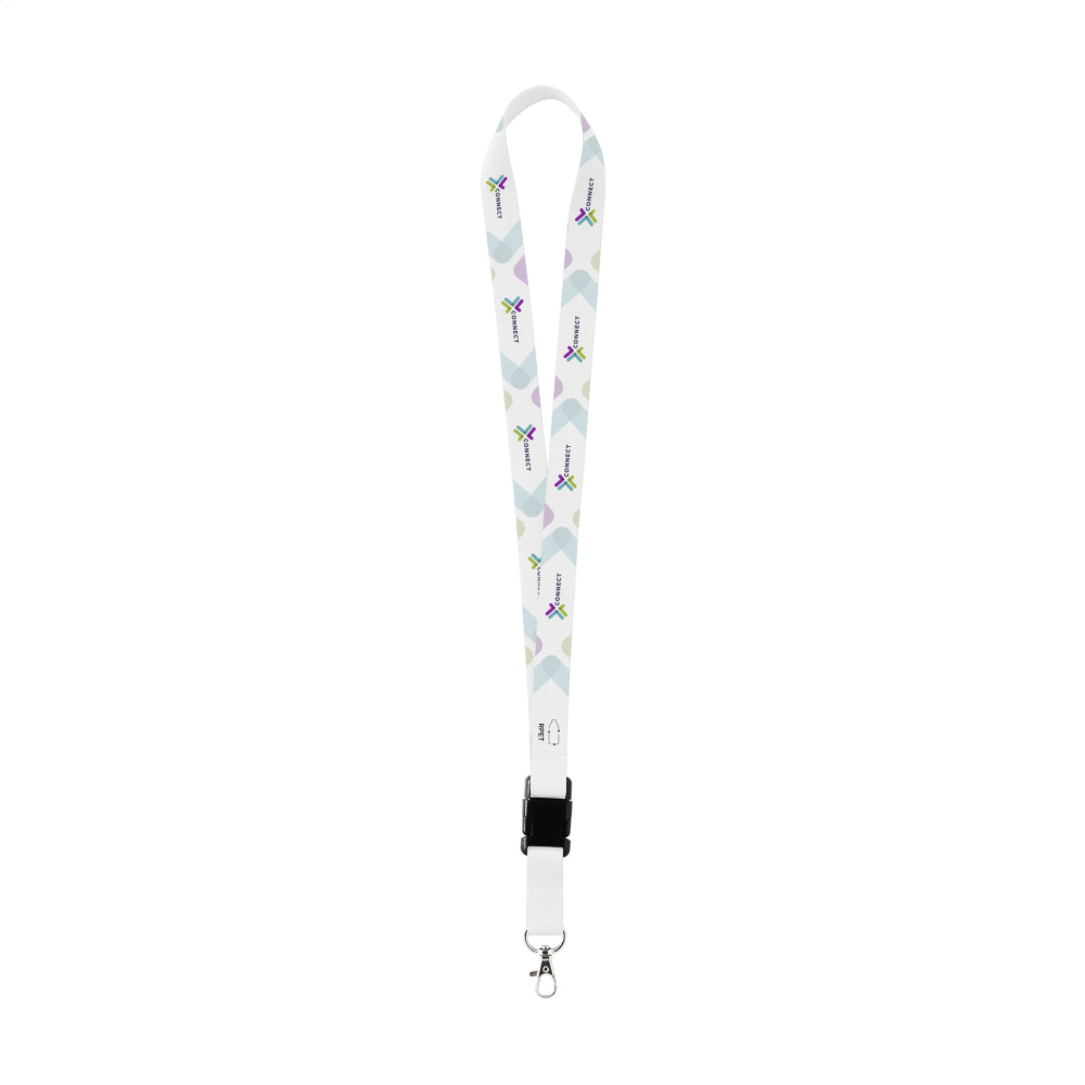 Logotrade promotional giveaways photo of: Lanyard Sublimation Buckle RPET 2 cm keycord