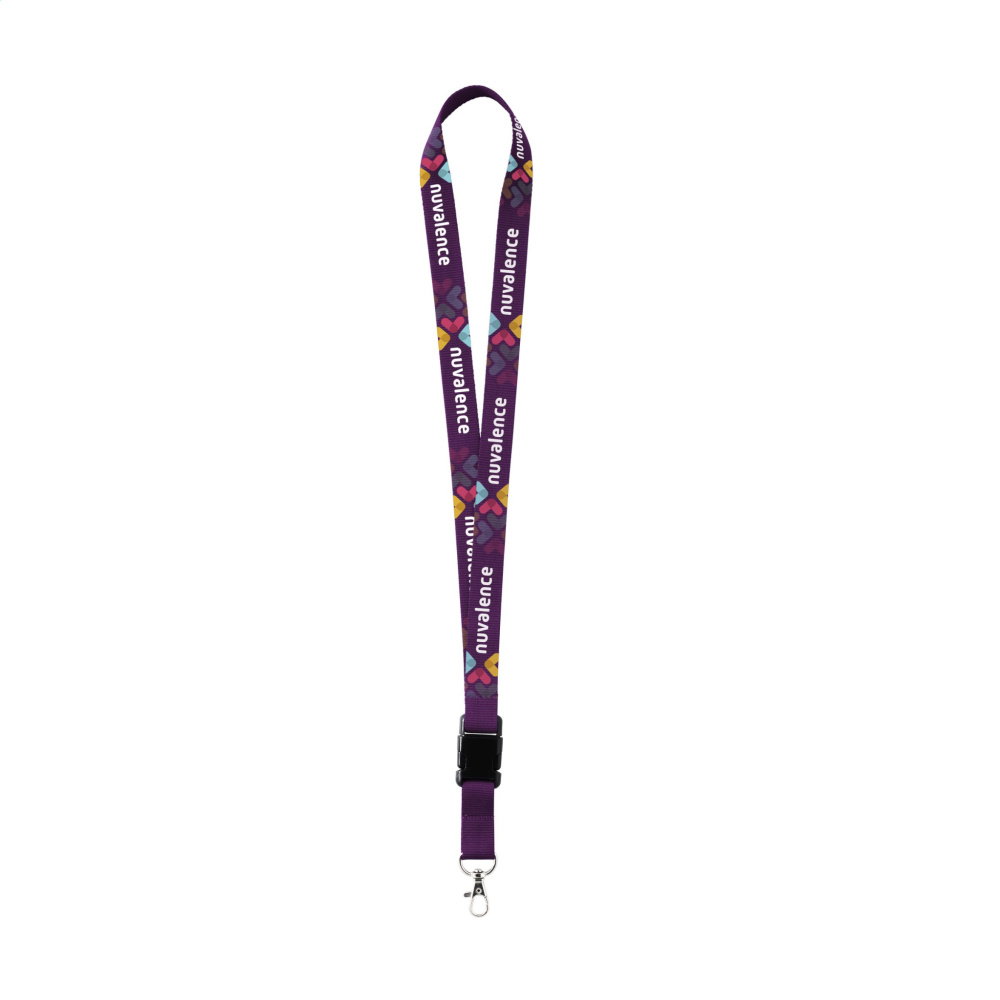 Logotrade promotional product picture of: Lanyard Sublimation Buckle keycord 25 mm