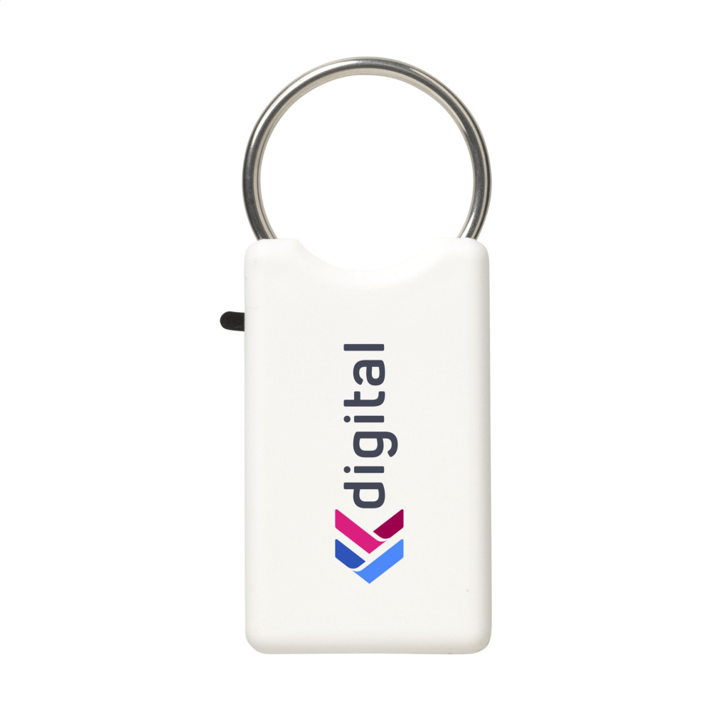 Logotrade promotional item image of: Safe GRS Recycled Key Ring