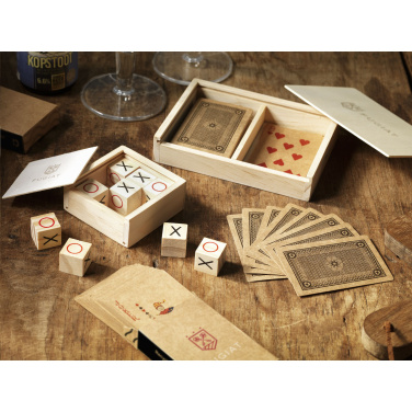 Logo trade promotional products picture of: Tic Tac Toe Game Bamboo