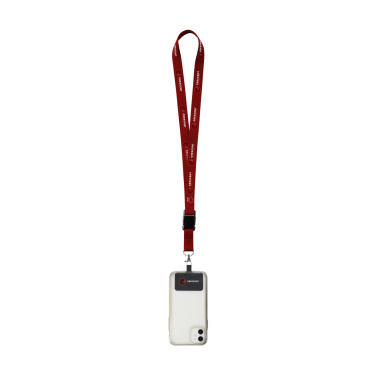 Logotrade promotional gift image of: Lanyard Sublimatie Buckle RPET 2 cm with Patch keycord