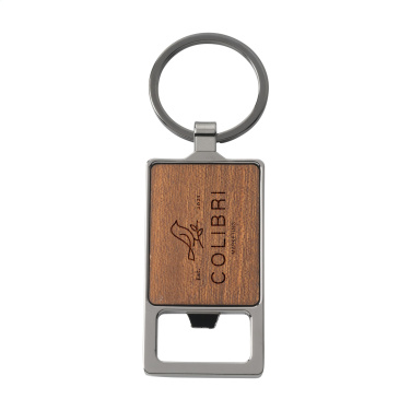 Logotrade promotional item image of: Sammy bottle opener / keyring